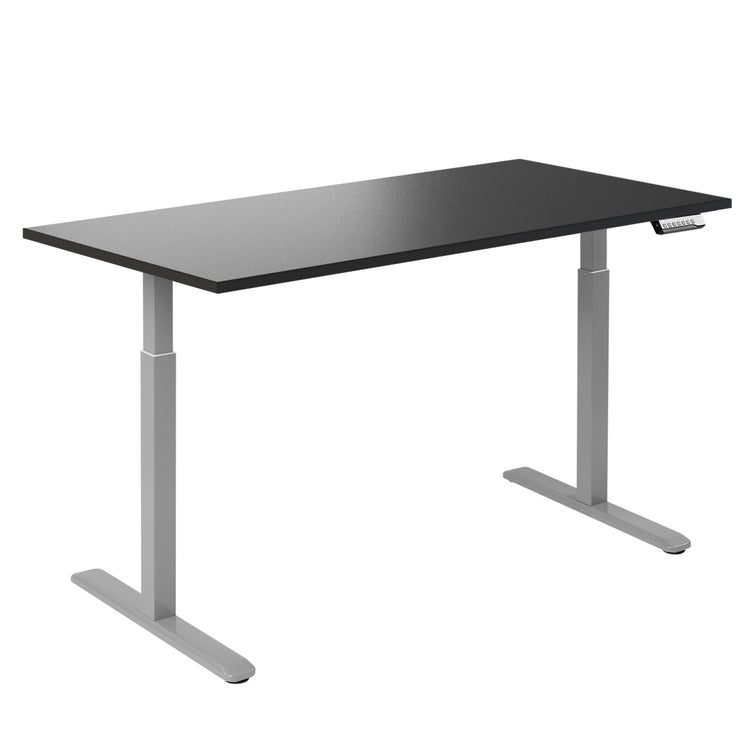 Desky Single Sit Stand Desk Black 1800x750mm - Desky