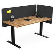 Desky Desk Partition Dividers Dark Grey small (1200mm) - Desky