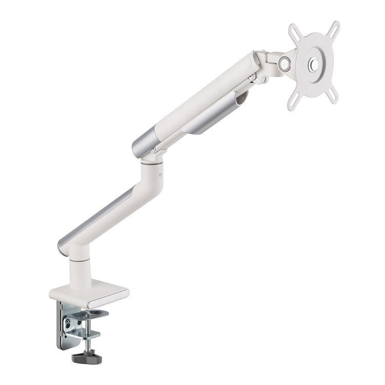 extended monitor arm white