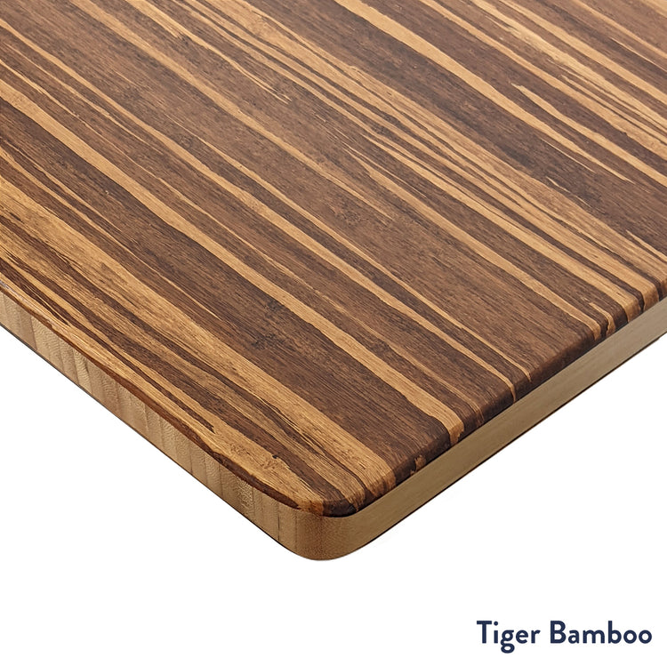 tiger bamboo desktop finish