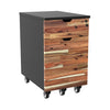 softwood acacia filing cabinet
