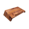 wooden laptop riser red cedar