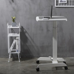 Desky Zero Pedestal Stand Up Desk Black - Desky
