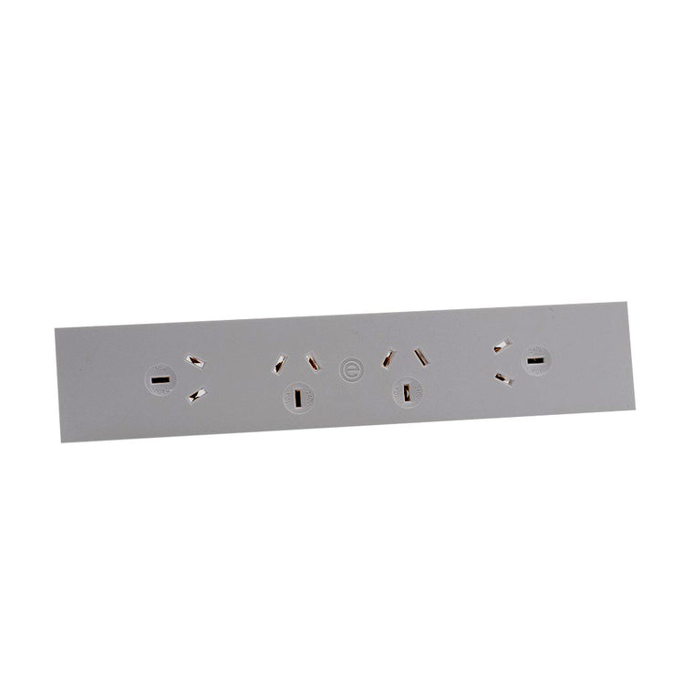 Elsafe Plugin Power Board Grey 4 x Power - Desky