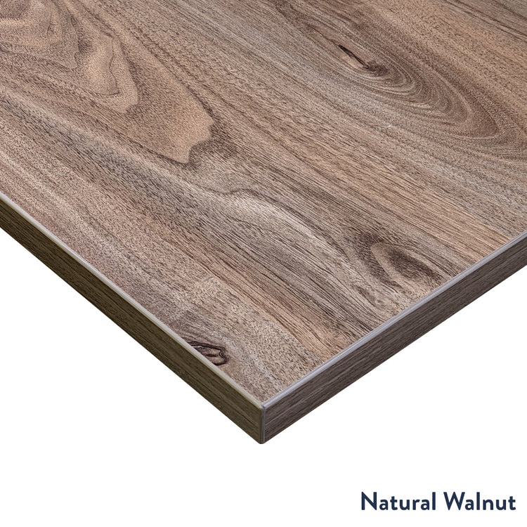natural walnut melamine desktop