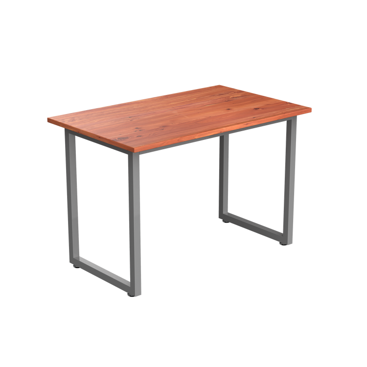 Desky Fixed Office Side Table Red Cedar -Desky®