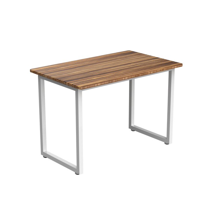 Desky Fixed Office Side Table Tiger Bamboo -Desky®