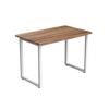 Desky Fixed Office Side Table Tiger Bamboo -Desky®